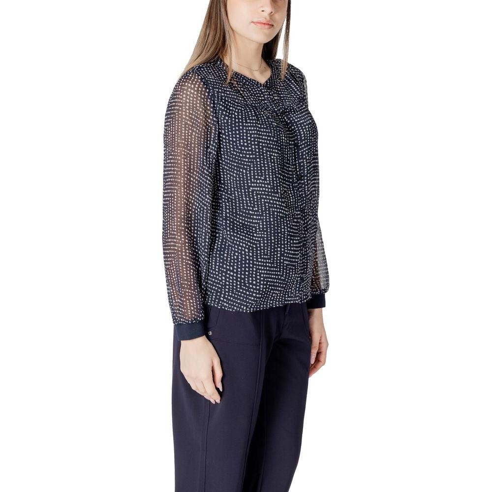 Street One Blue Polyester Shirt