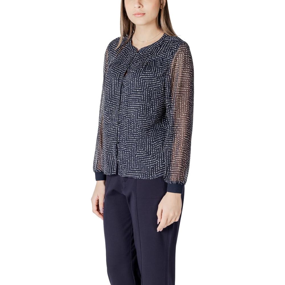 Street One Blue Polyester Shirt