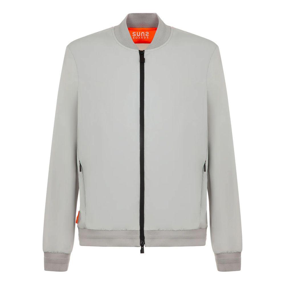 Suns Gray Nylon Men's Jacket