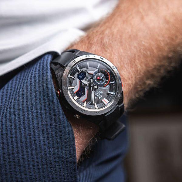 CASIO EDIFICE Mod. WINDFLOW - F1 Chronograph. Tough Solar. WATCHES CASIO EDIFICE Gray
