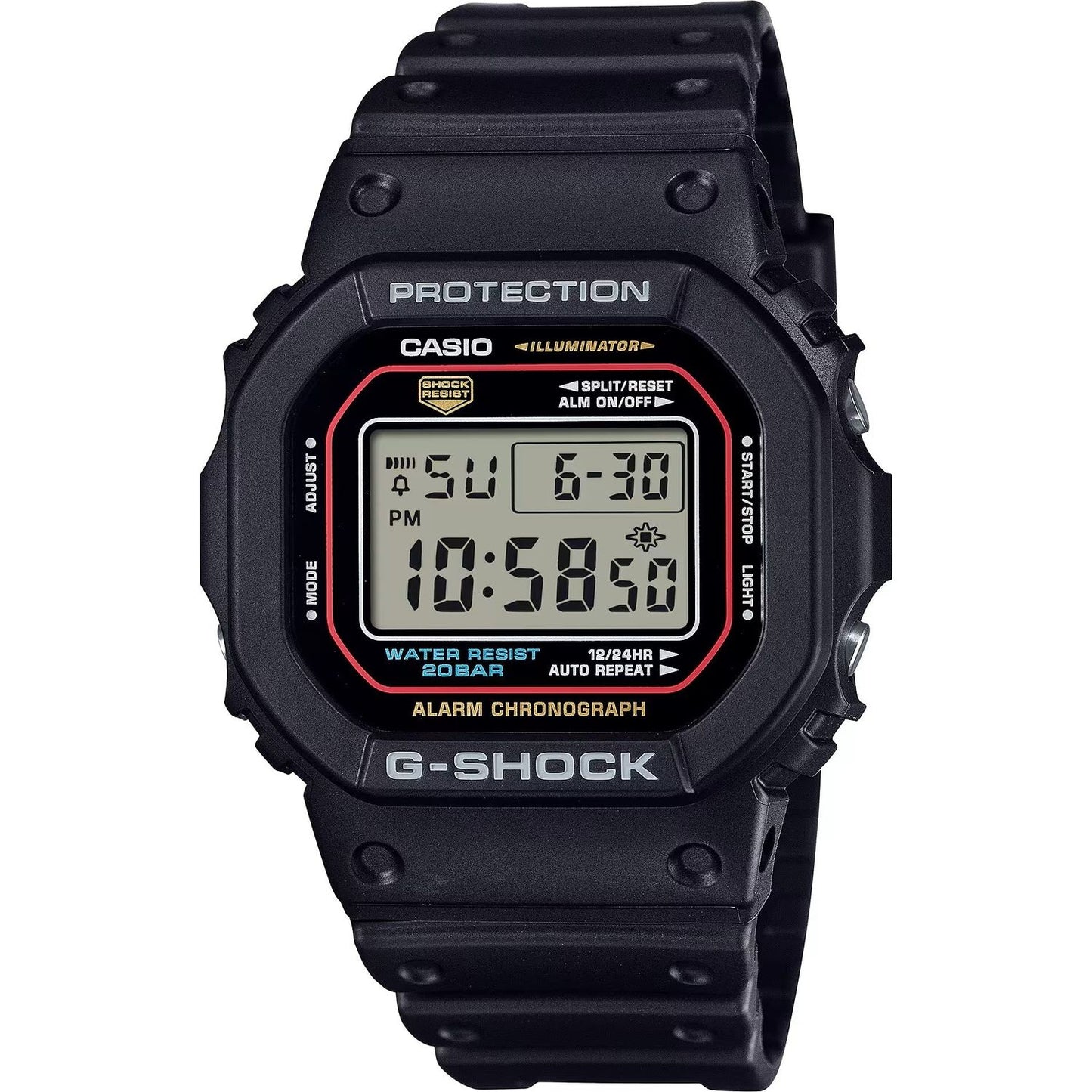 CASIO G-SHOCK Mod. THE ORIGIN - RE-EDITION SUPER ILLUMINATOR WATCHES CASIO G-SHOCK Black