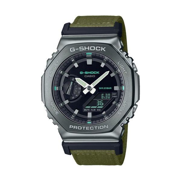 CASIO G-SHOCK Mod. OAK METAL COVERED - UTILITY SERIE KHAKI GREEN WATCHES CASIO G-SHOCK Dark Slate Gray