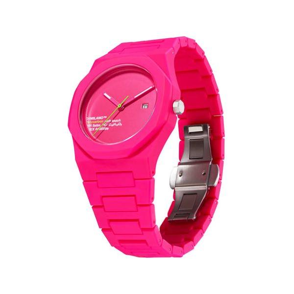D1 MILANO Mod. POLYCARBON HOT PINK WATCHES D1 MILANO Deep Pink