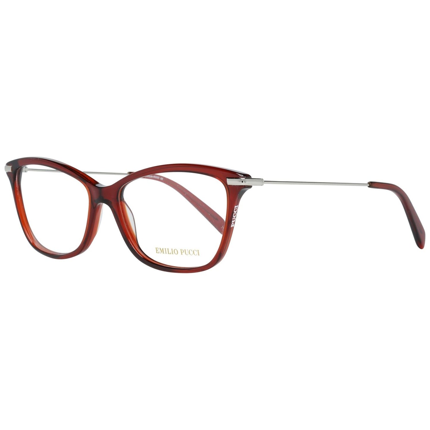 EMILIO PUCCI Mod. EP5083 54066 ladies' eyeglasses with brown frame and metal arms