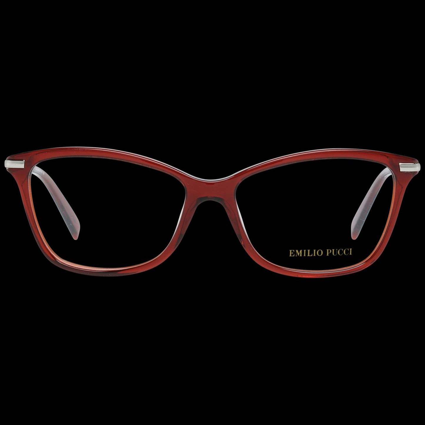 Emilio Pucci EP5083 54066 women's eyeglasses frame in stylish red design.