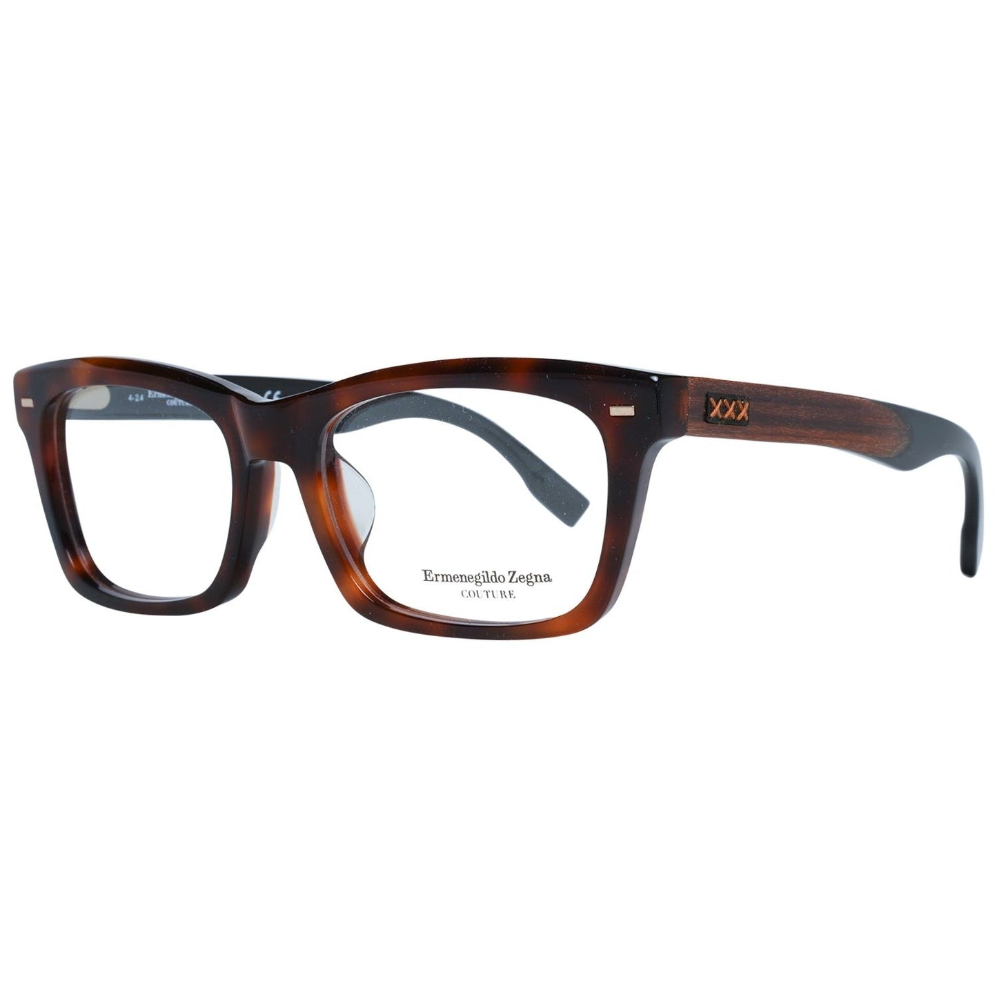ERMENEGILDO ZEGNA MOD. ZC5006-F 05356 men's glasses in tortoiseshell frame, designed for gents, featuring elegant and stylish design.