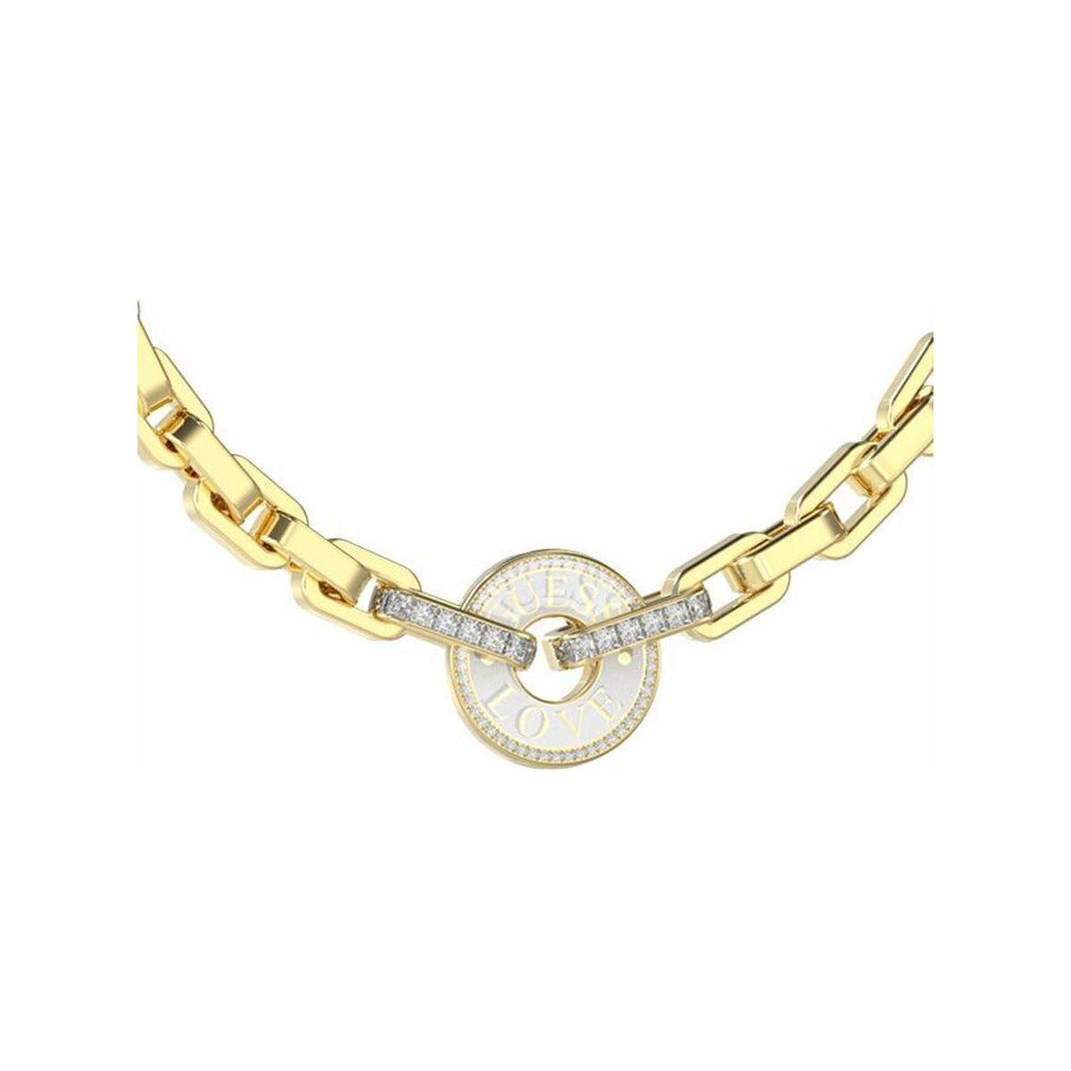 GUESS JEWELS JEWELRY Mod. JUBN04074JWYGWHT-U DESIGNER FASHION JEWELLERY GUESS JEWELS Bisque