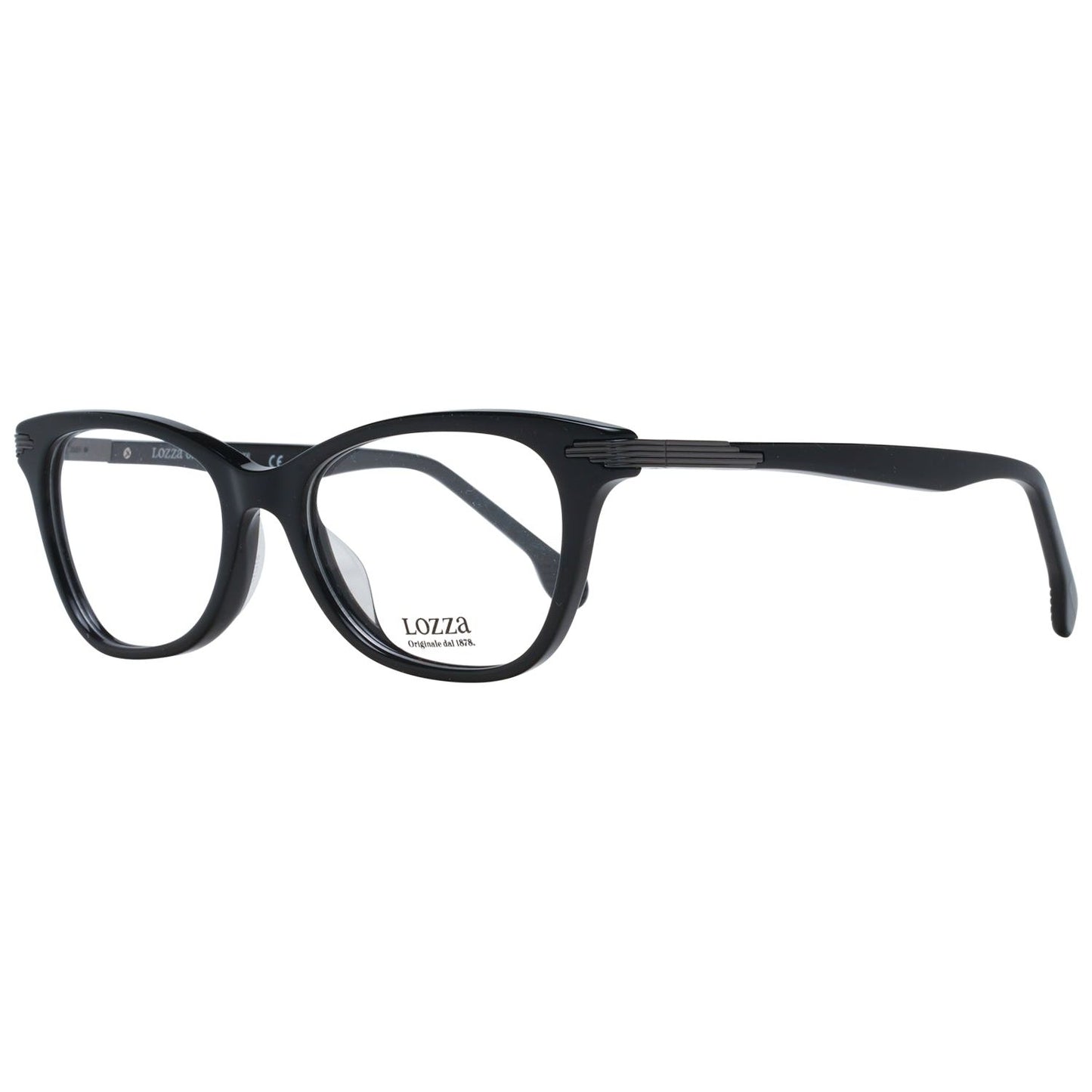 Lozza Mod. VL4120 510BLK black lady's eyeglasses with sleek design, perfect for stylish optical wear.