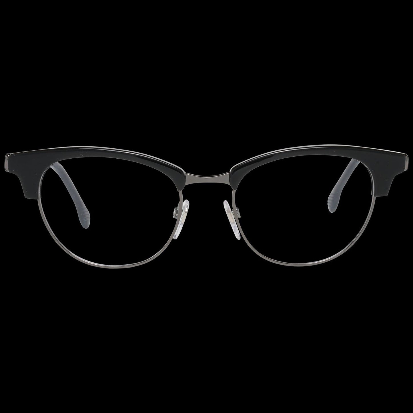 LOZZA MOD VL4142 500BLK lady's eyeglasses in black, sleek design, elegant eyewear for women seeking a sophisticated look.