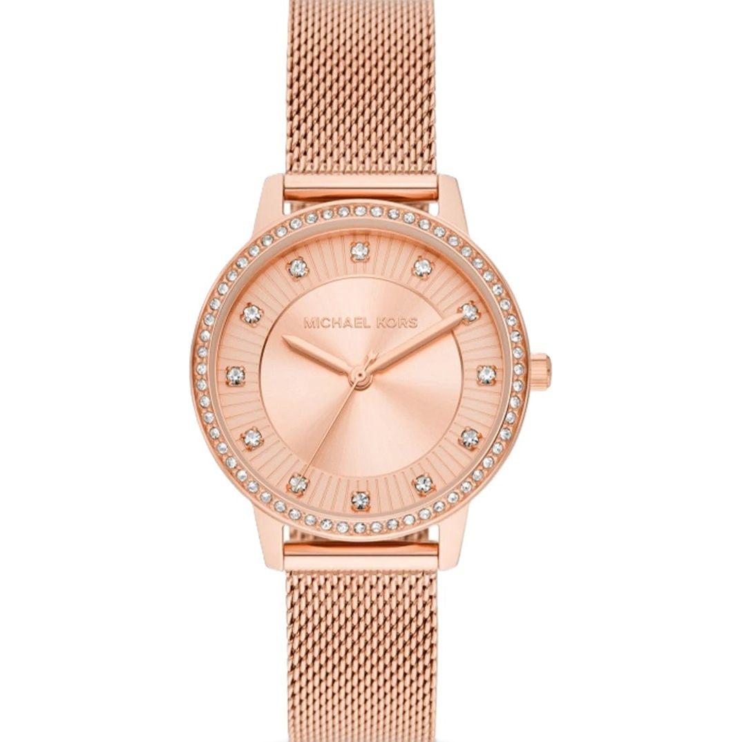 MICHAEL KORS Mod. CRYSTALS WATCHES MICHAEL KORS Wheat