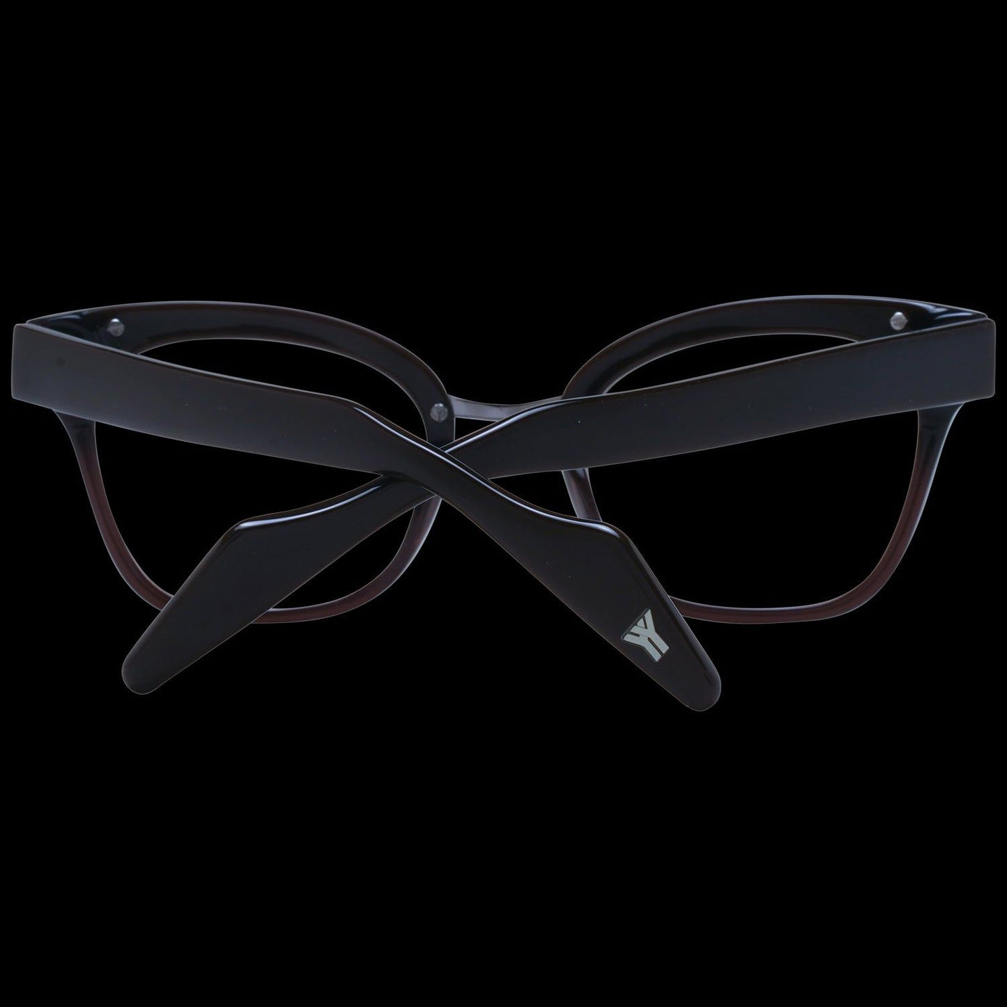 YOHJI YAMAMOTO MOD. YY1001 49108 SUNGLASSES & EYEWEAR YOHJI YAMAMOTO EYEWEAR Black