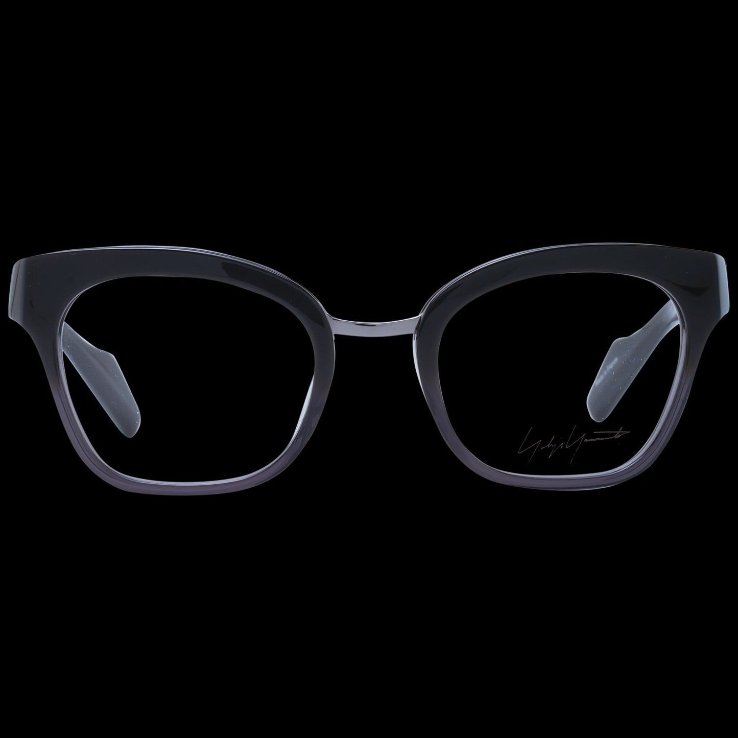YOHJI YAMAMOTO MOD. YY1001 49909 SUNGLASSES & EYEWEAR YOHJI YAMAMOTO EYEWEAR Black