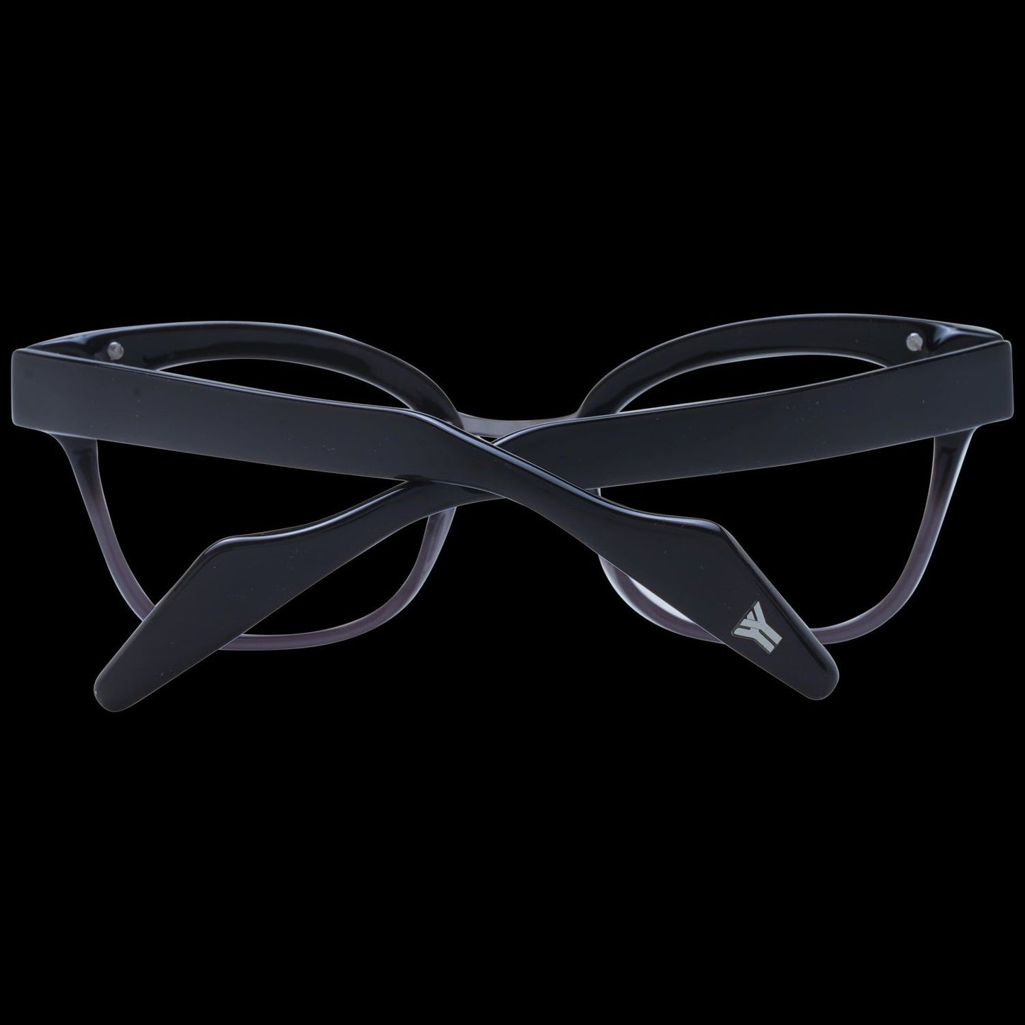 YOHJI YAMAMOTO MOD. YY1001 49909 SUNGLASSES & EYEWEAR YOHJI YAMAMOTO EYEWEAR Black