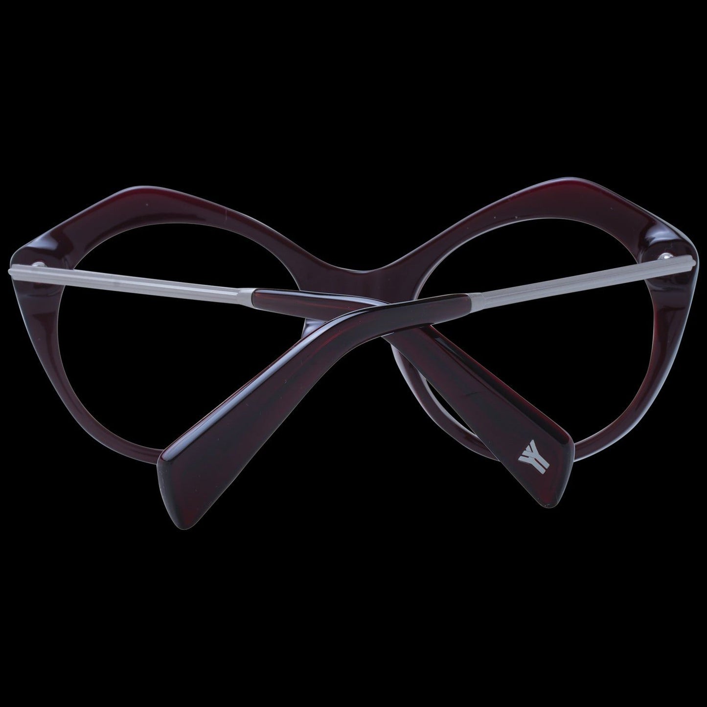 YOHJI YAMAMOTO MOD. YY1004 51219 SUNGLASSES & EYEWEAR YOHJI YAMAMOTO EYEWEAR Black