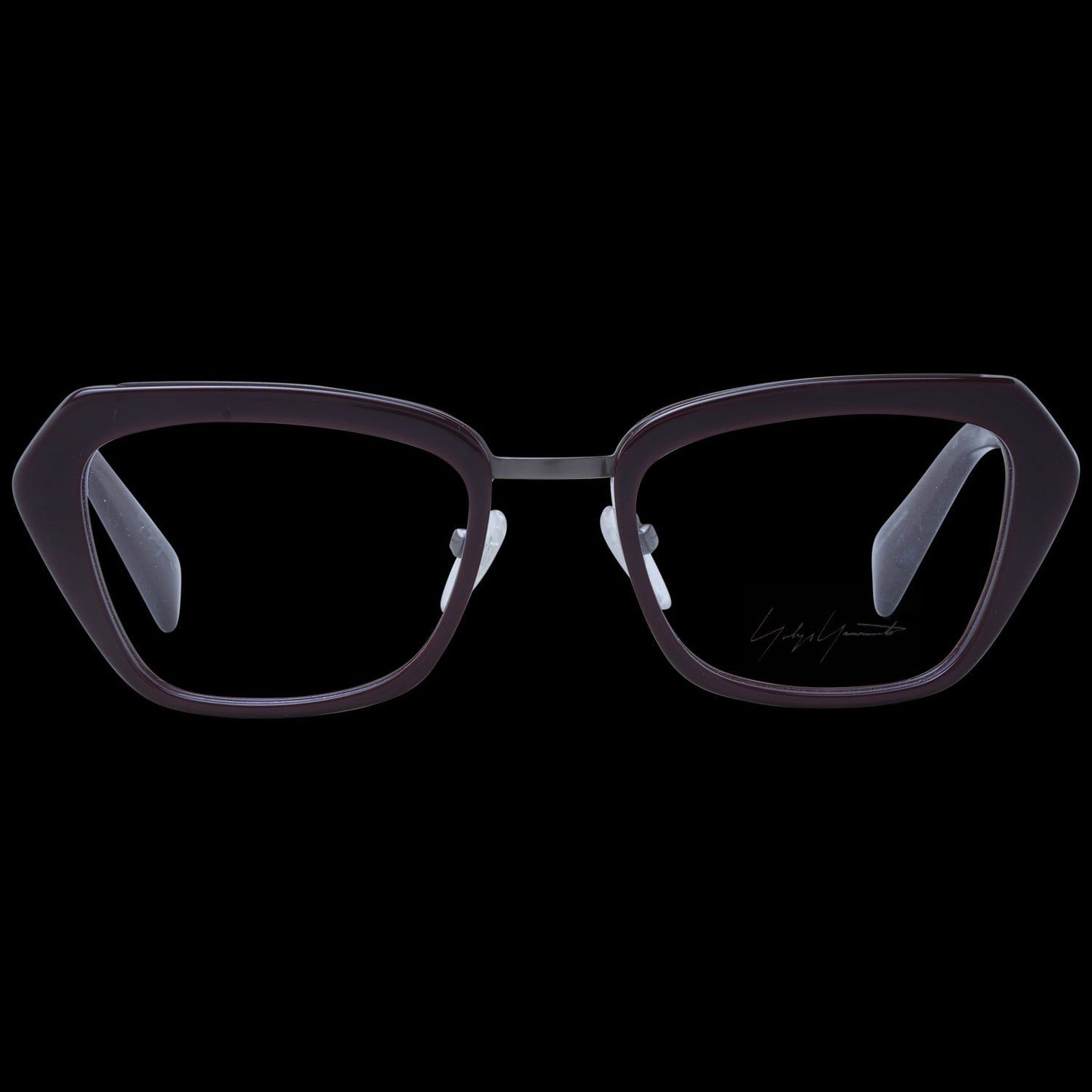 YOHJI YAMAMOTO MOD. YY1005 51216 SUNGLASSES & EYEWEAR YOHJI YAMAMOTO EYEWEAR Black