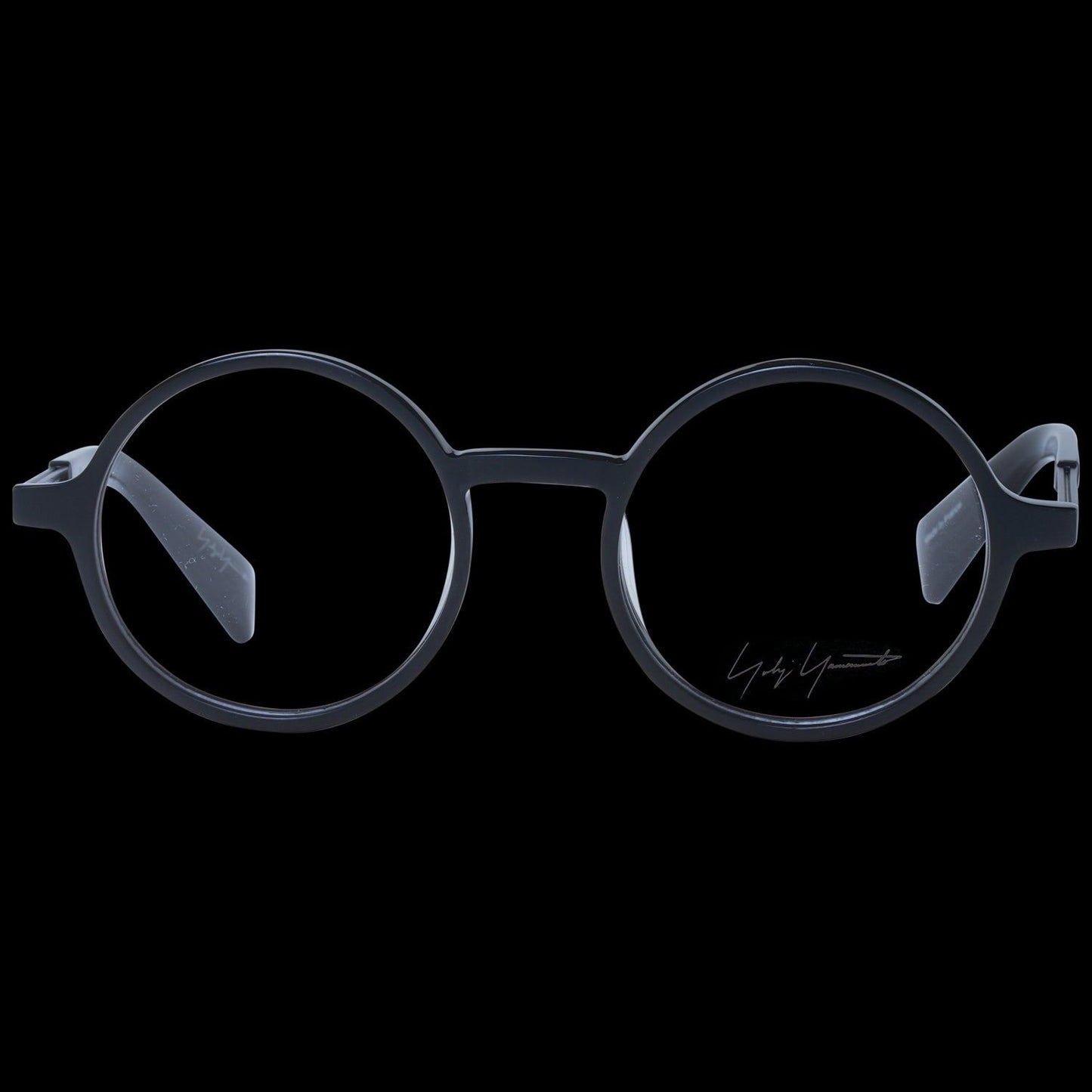 YOHJI YAMAMOTO MOD. YY1006 47002 SUNGLASSES & EYEWEAR YOHJI YAMAMOTO EYEWEAR Black