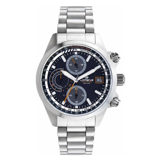LORENZ  Mod.  CRONO SOLAR PILOT ORANGE + NATO Extra Strap WATCHES LORENZ Light Gray