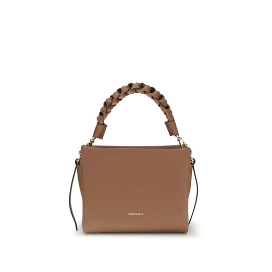 Coccinelle Beige Calf Leather Bos Taurus Handbag 1728,72470364320,Bags,Beige,Coccinelle,Handbags - Bags,New with tags,Women