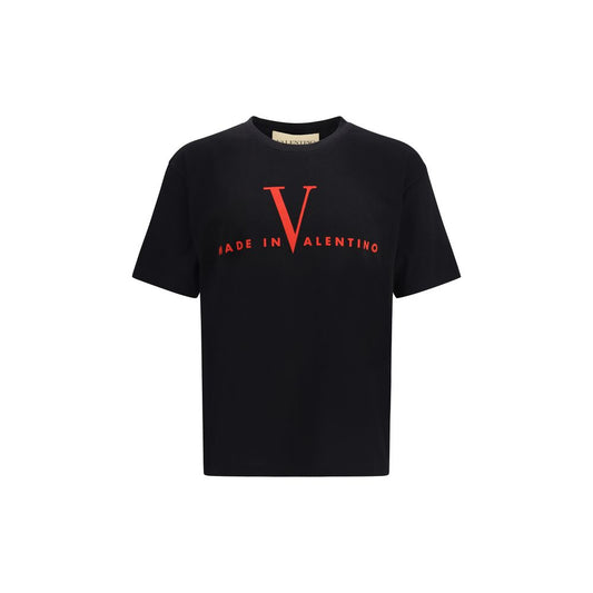 Valentino Black Cotton T-Shirt1728,72470364320,Black,Clothing,L,M,Men,New with tags,S,T-Shirts - Clothing,Valentino,XL,XS