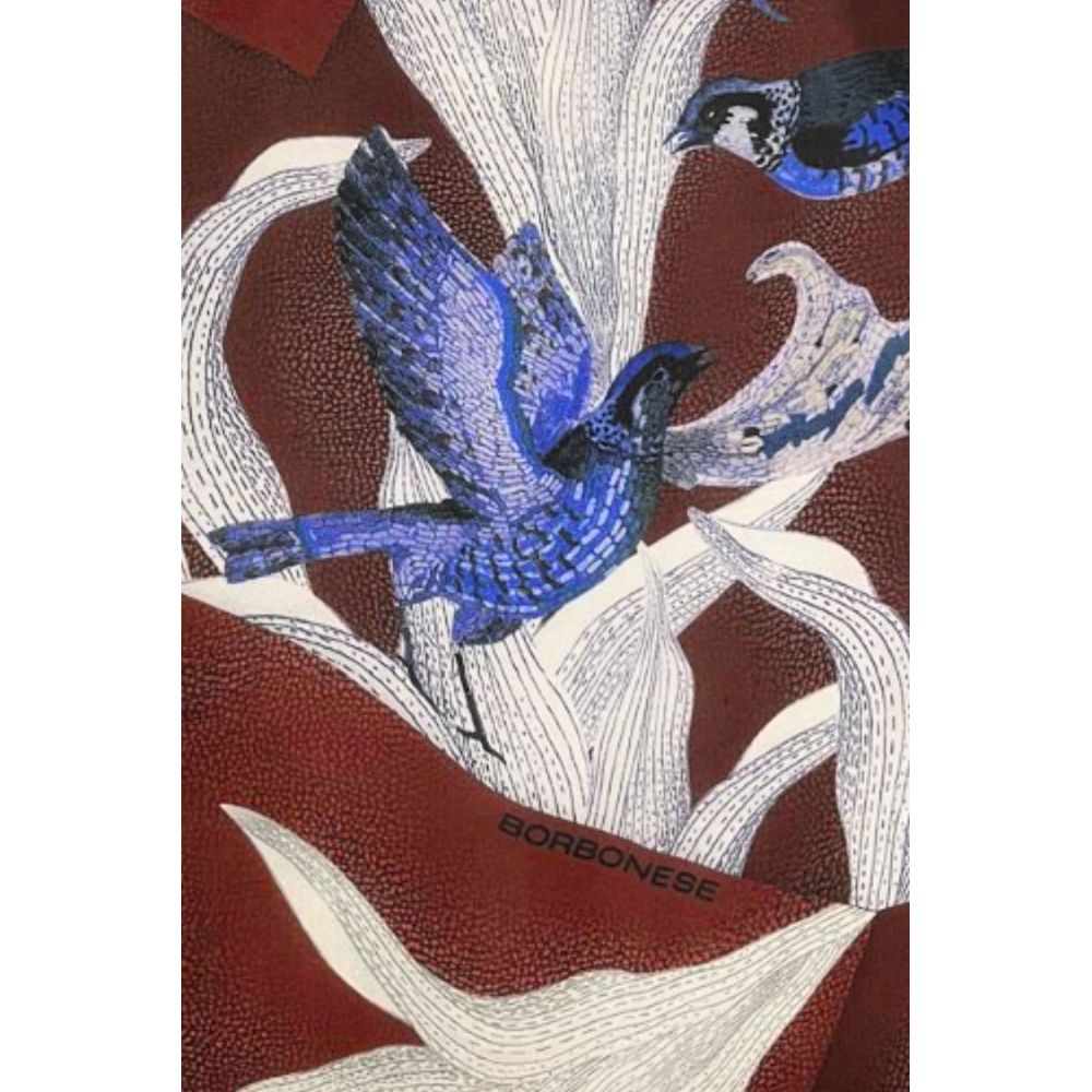 Borbonese Red Silk Women Scarf 1728,67345744032,Accessories,Borbonese,Multicolor,New with tags,Scarves - Accessories,Scarves - Scarves - Accessories,Women