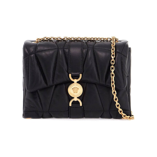 Versace quilted shoulder bag kleio Handbag Versace Dark Slate Gray