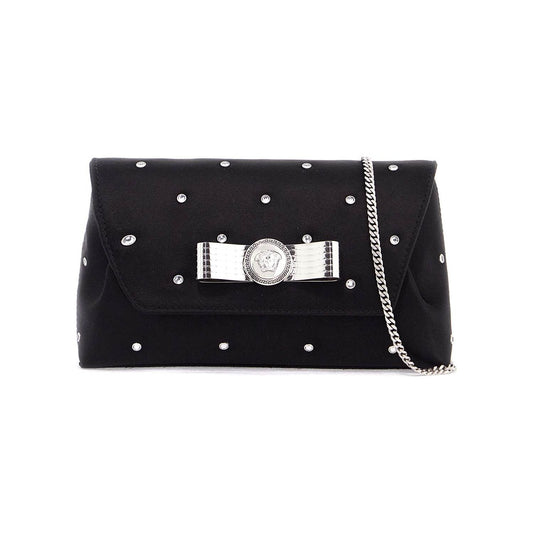 Versace 'gianni ribbon starry sky Clutches Versace Black