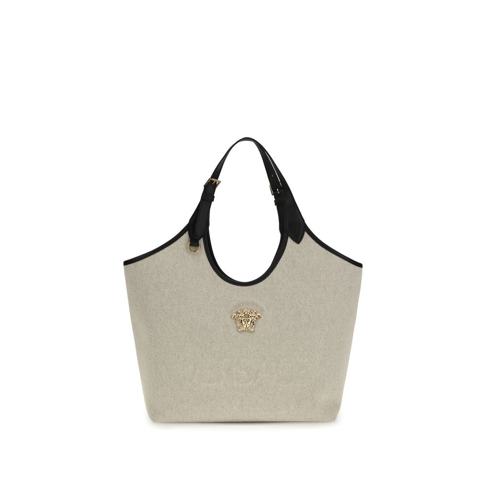 Versace Beige Cotton Shoulder Bag1728,72470364320,Bags,Beige,New with tags,Shoulder Bags - Bags,Versace,Women