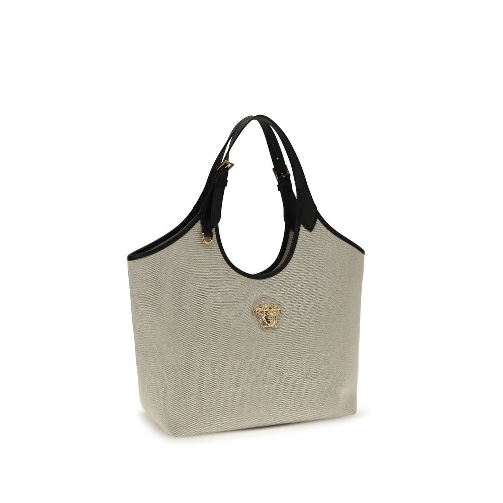 Versace Beige Cotton Shoulder Bag1728,72470364320,Bags,Beige,New with tags,Shoulder Bags - Bags,Versace,Women