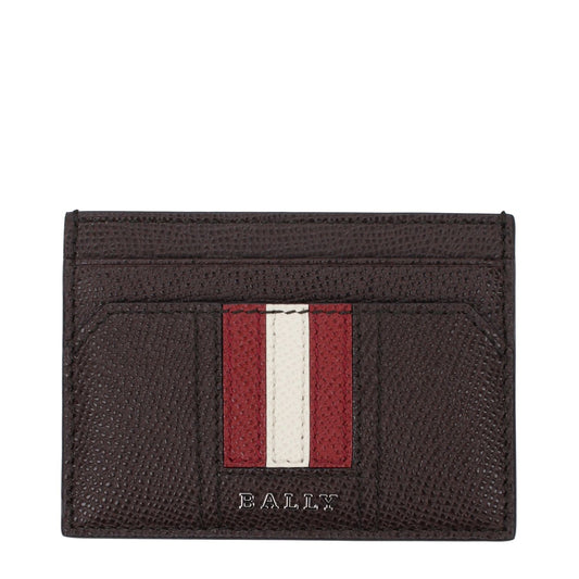 Bally Brown Leather Cardholder 1728,75667636384,Accessories,Bally,Brown,Cardholders - Wallets - Accessories,Men,New with tags,Wallets - Accessories
