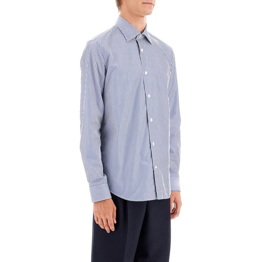 VINCENZO DI RUggIERO slim fit twill shirt for men Shirts VINCENZO DI RUggIERO Light Gray