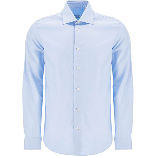 VINCENZO DI RUggIERO slim fit twill shirt for men Shirts VINCENZO DI RUggIERO Lavender
