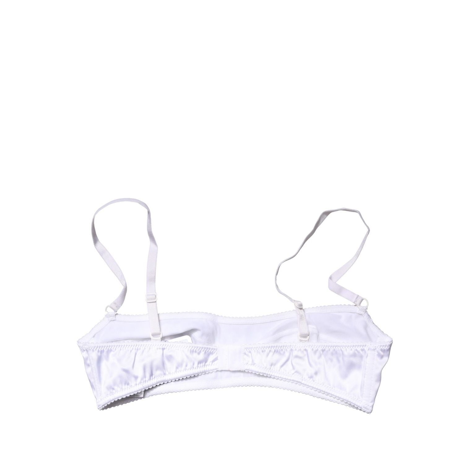 Dolce & Gabbana White Semi-Pad Underwire Balconette Bra Underwear