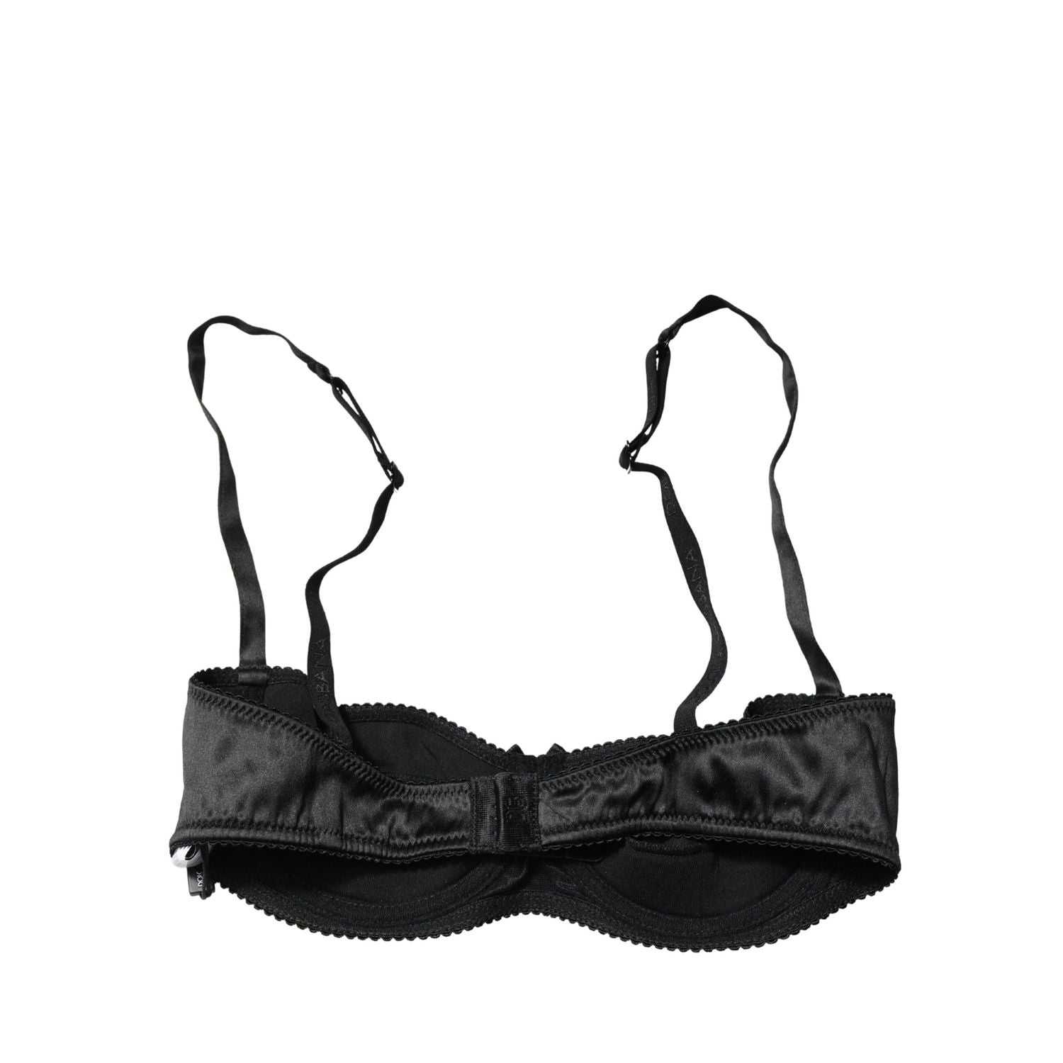 Dolce & Gabbana Black Semi-Pad Underwire Balconette Bra Underwear