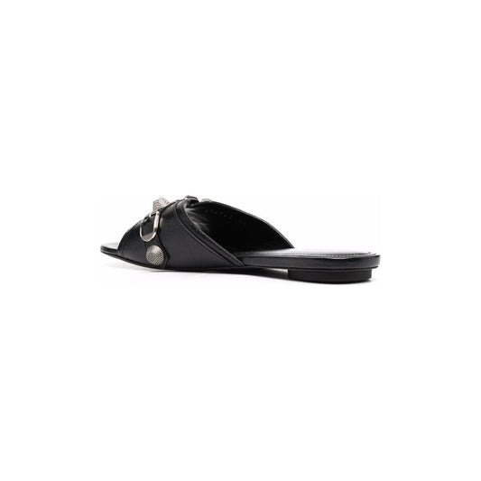 Balenciaga Cagole leather sandals Sandals Balenciaga Dark Slate Gray