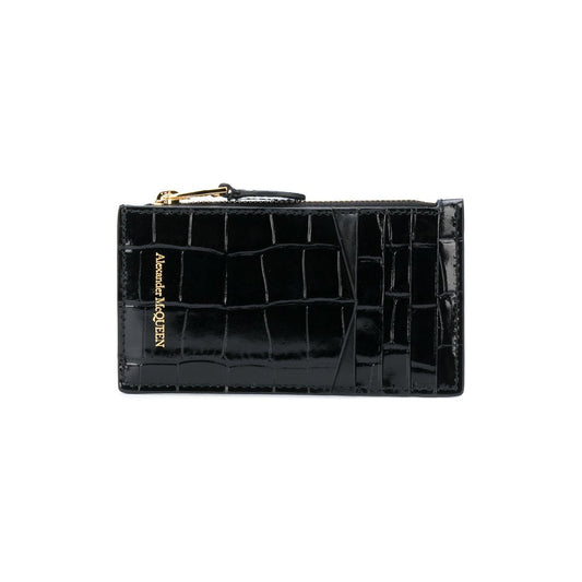 Alexander McQueen Wallets Black Wallets Alexander Mcqueen Black