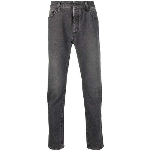 Palm Angels Jeans Black Jeans Palm Angels Dark Slate Gray
