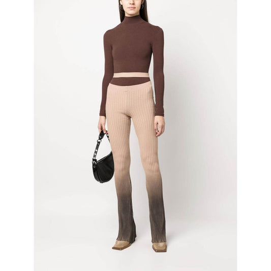 Andrea Adamo Trousers Brown Trousers Andrea Adamo Antique White