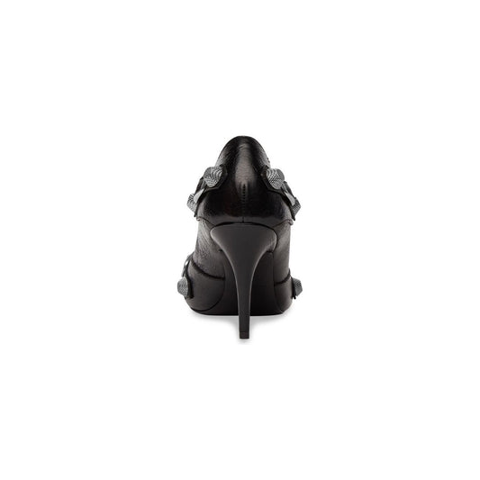 Balenciaga Cagole 90MM cracked heel pumps High Heel Balenciaga Dark Slate Gray