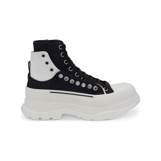Alexander McQueen Tread Slick lace-up Fastening Boots Boots Alexander Mcqueen Light Gray