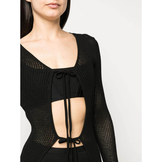Andrea Adamo Sweaters Black Topwear Andrea Adamo Antique White