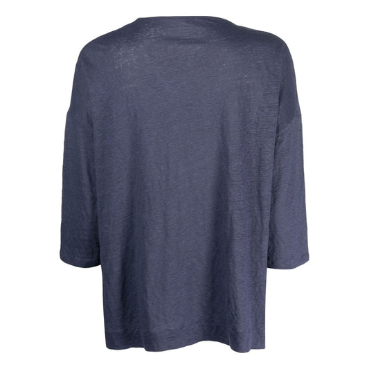 Majestic Sweaters Blue M011FTS740COLV332