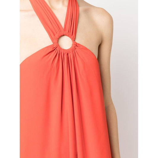 Erika Cavallini Semi-Couture Dresses Red Dresses Erika Cavallini Semi-Couture Coral