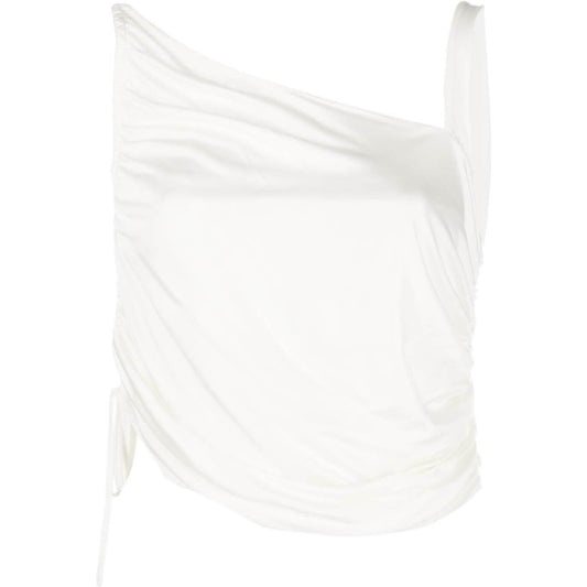 Andrea Adamo Top White Topwear Andrea Adamo White Smoke