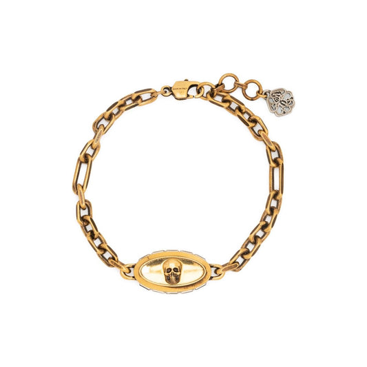 Alexander McQueen Bijoux Golden Jewellery Alexander Mcqueen Tan