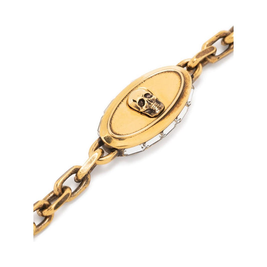 Alexander McQueen Bijoux Golden Jewellery Alexander Mcqueen Tan