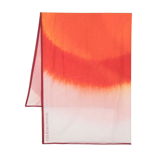Alexander McQueen Scarfs Pink Scarves Hats & Gloves Alexander Mcqueen Light Gray