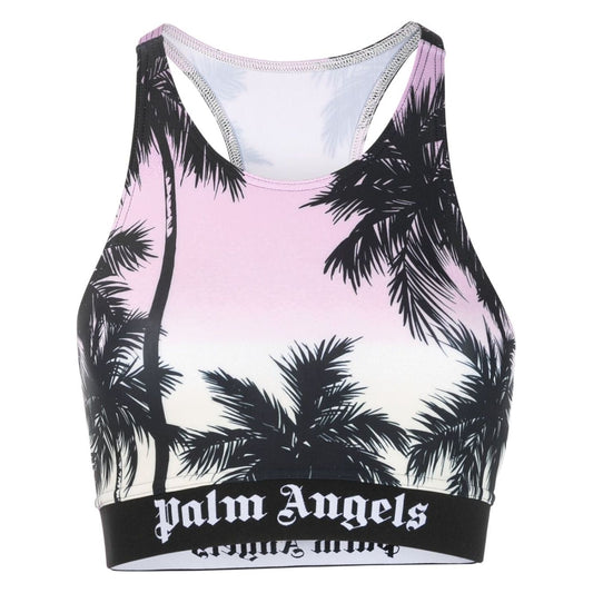 Palm Angels Top Purple Topwear Palm Angels Light Gray