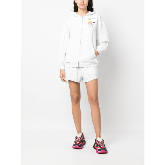 Balenciaga flared elasticated-waist shorts Short trousers Balenciaga White Smoke