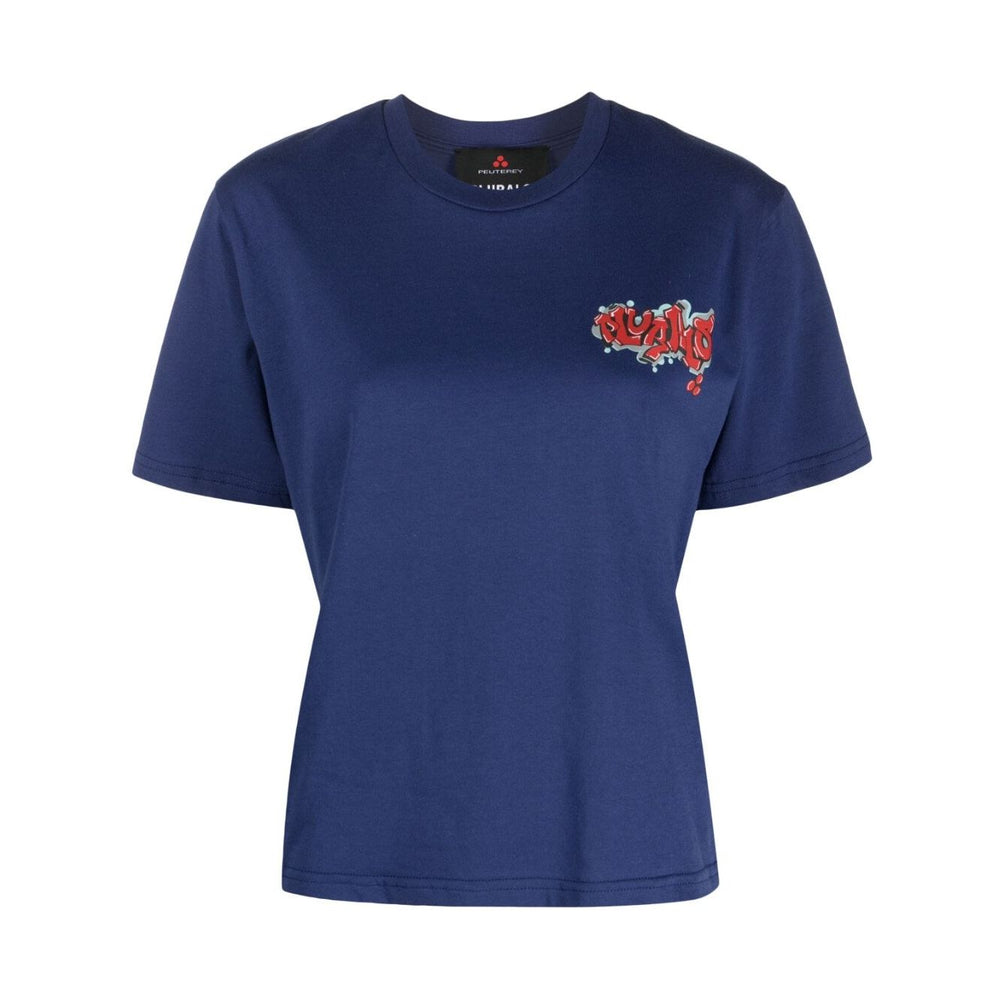 Peuterey T-shirts and Polos Blue PED474499012073EDITH284