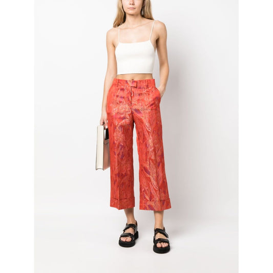 Alberto Biani Trousers Red Trousers Alberto Biani Beige